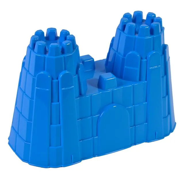 Forma de nisip - Castel albastru, Plastic, 23x12x17