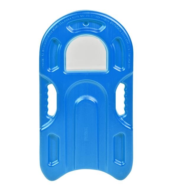 Placă de înot cu mânere și vedere în apă pentru copii, 60.5x32.5 cm, Albastra
