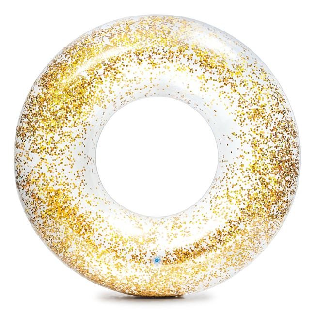 Colac Gonflabil Transparent Glitter, 119 cm, Intex