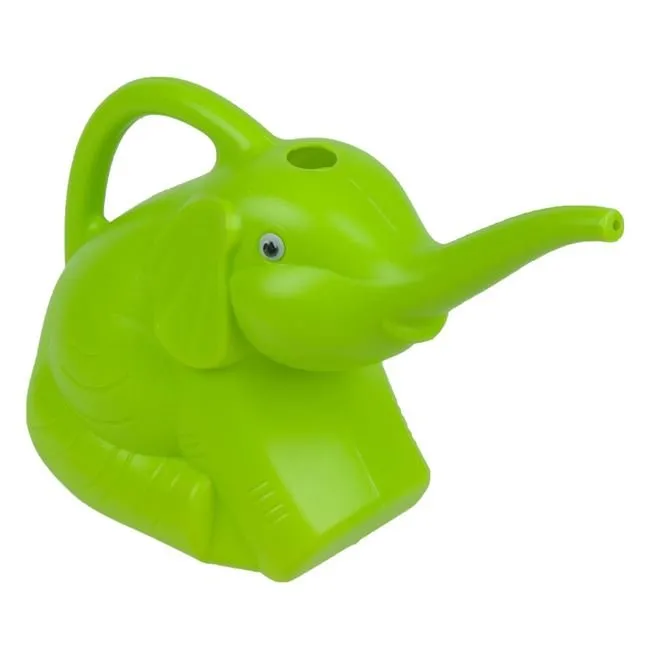 Stropitoare în formă de elefant pentru copii, 0.9 L, Verde, Plastic