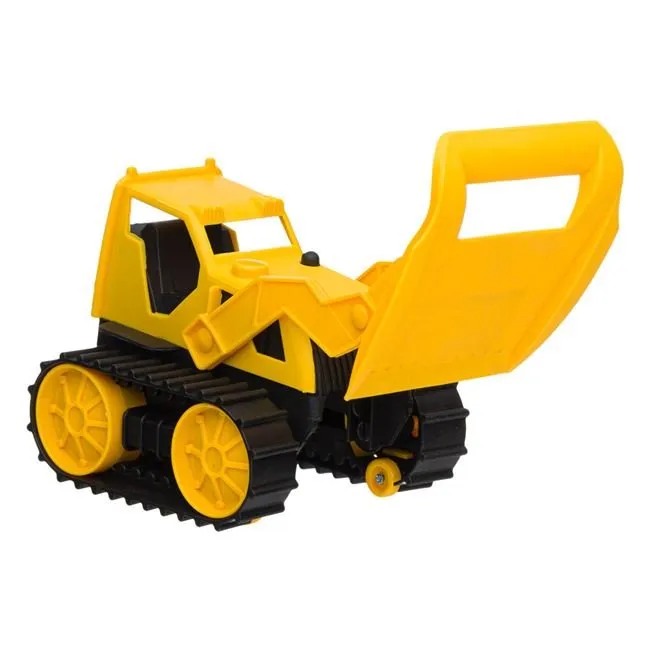 Vehicul buldozer cu șenile de jucărie pentru copii, Galben, 3 ani+, 10.5x16x11