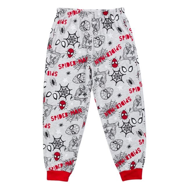 Pijamale copii Spiderman, Gri, Bumbac, între 4 și 8 ani