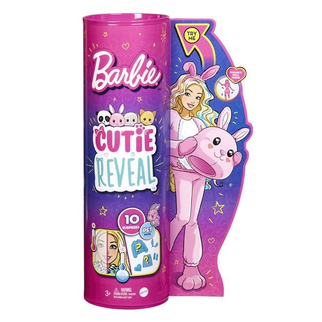 Papusa Barbie Cutie Reveal Bunny, Mattel