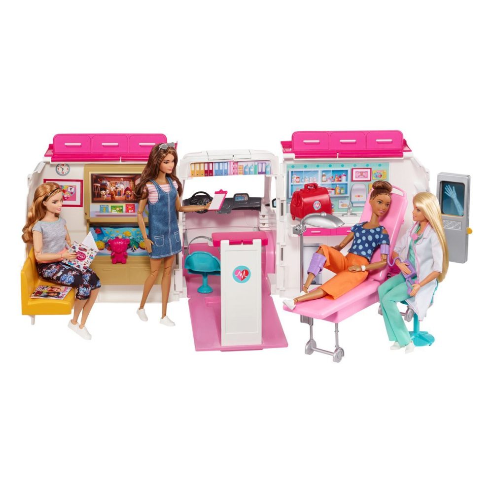 Set Ambulanta Barbie Cabinet Medical, Mattel