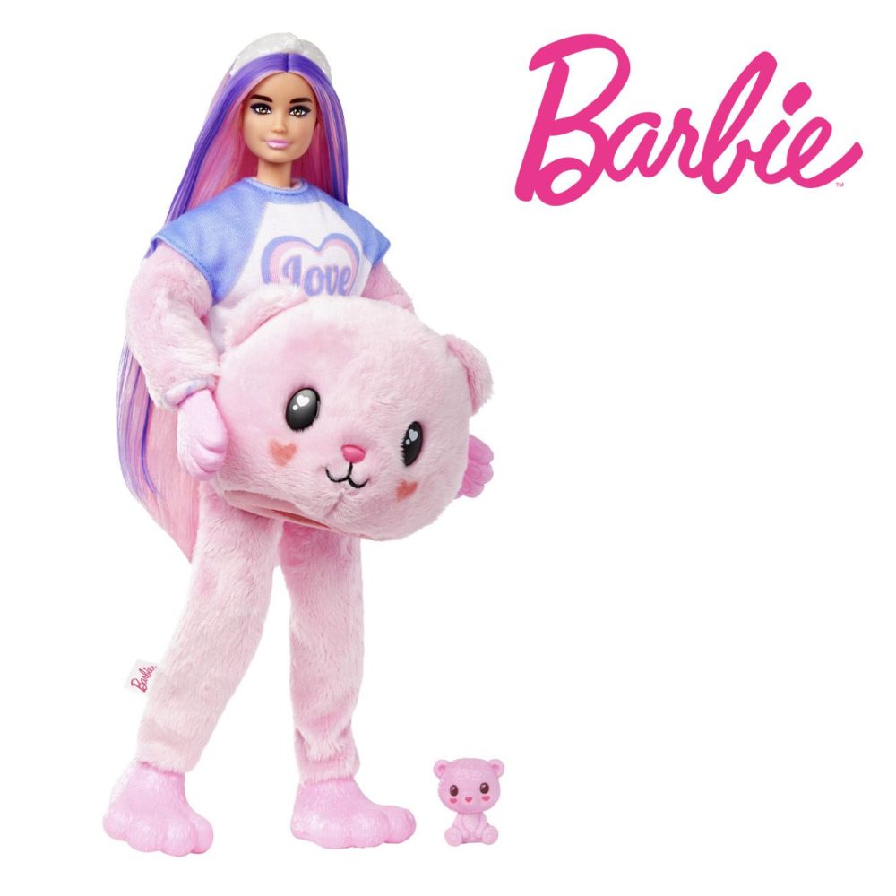 Papusa Barbie Cutie Reveal Ursulet, Mattel